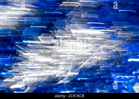 abstract festive golden blurred christmas bokeh background Stock Photo