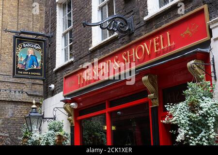 The Ship and Shovell pub in Westminster, London England United Kingdom UK Stock Photo