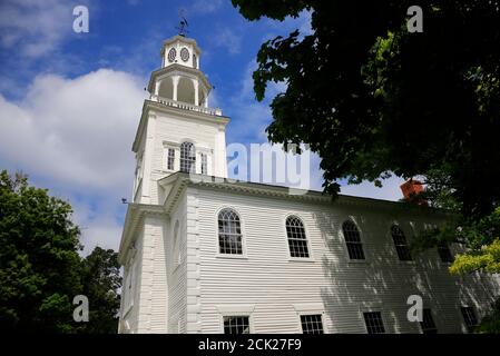First Congregational church of Bennington.Old Bennington.Bennington.Vermont.USA Stock Photo