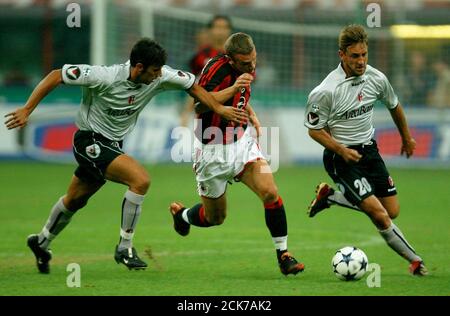 Cristian Zaccardo Ac Milan Stock Photo Alamy