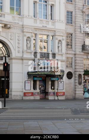 London Theatres 2020 year of Covid Stock Photo