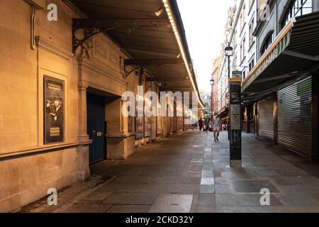 London Theatres 2020 year of Covid Stock Photo