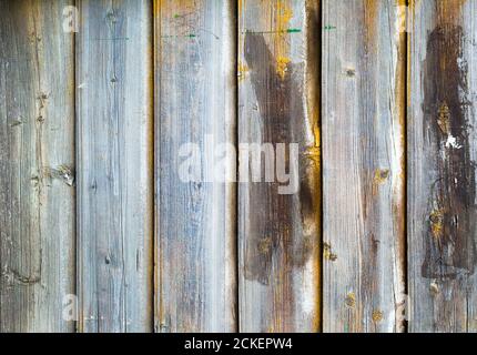 Surface of old wooden painted plank as background Stock Photo