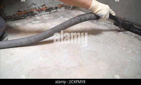 concrete floor vacuum sweeper