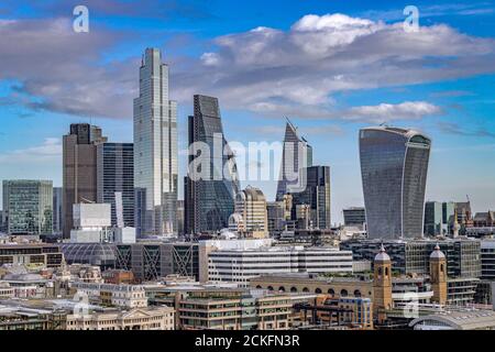 City of London skyline , London, UK Stock Photo