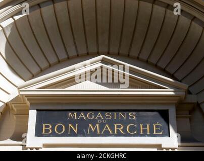 An entrance to the Bon Marche department store is seen in Paris, France, August 26, 2016. REUTERS/Regis Duvignau