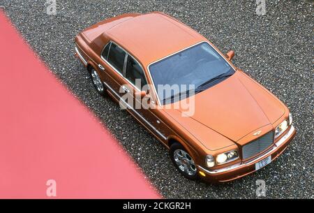 1999 Bentley Mulsanne Turbo Red label Stock Photo