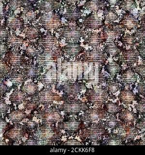 Snake skin seamless pattern. Reptile python seamless texture. Animal colorful beige red repeating print texture. Fashion stylish textile textured back Stock Photo