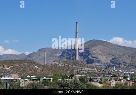 Smelter,Ray Mine, Asarco Hayden Complex, copper mine, Hayden, Arizona, USA. Stock Photo