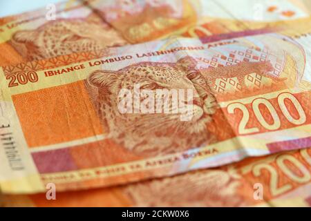 R200 note, South Africa Stock Photo - Alamy