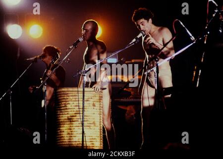 La Fura del Baus performs in Lyon, France, 1988 Stock Photo