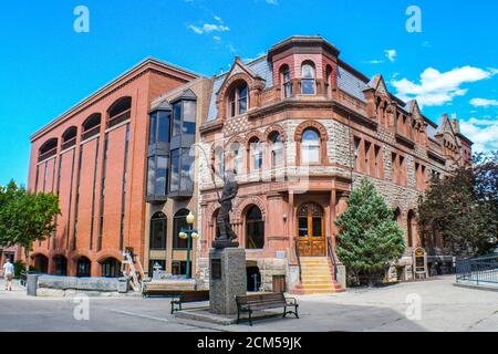 Helena, MT, USA - July 20, 2019: The extravagant view of the prosperous city of Montana Stock Photo