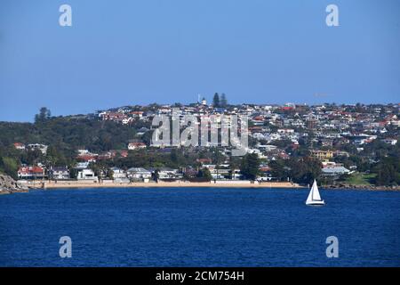 A sunny day in Sydney Harbour, Australia Stock Photo