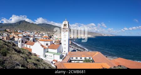 View over Candelaria on the island of Tenerife, Canary Islands Stock Photo