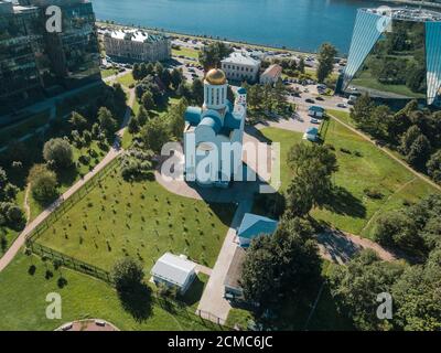Photo of the business center of Saint-Petersburg Stock Photo