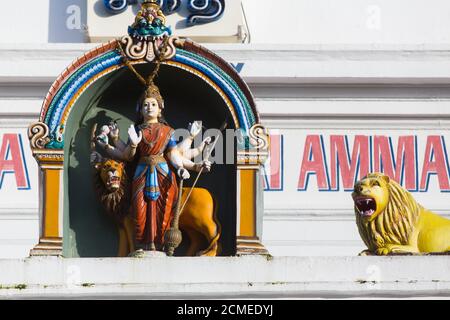 Shri Kanaga Thurkkai Amman Temple Stock Photo