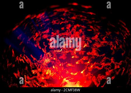 backdrop of lights of colored fiber optics galaxy stars. High quality photo Stock Photo