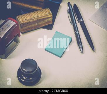 office accessories, business Stock Photo