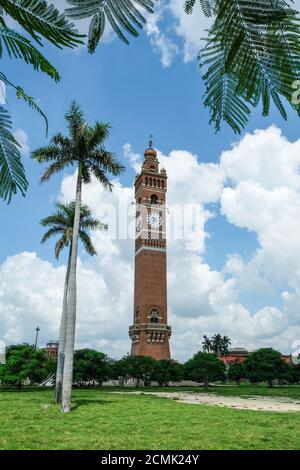 Lucknow, India - September 2020: View of the clock tower in Lucknow on September 6, 2020 in Uttar Pradesh, India. Stock Photo
