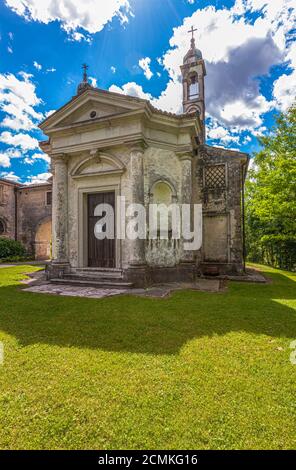 Italy Veneto - Castelcucco - St. Francis Church Stock Photo