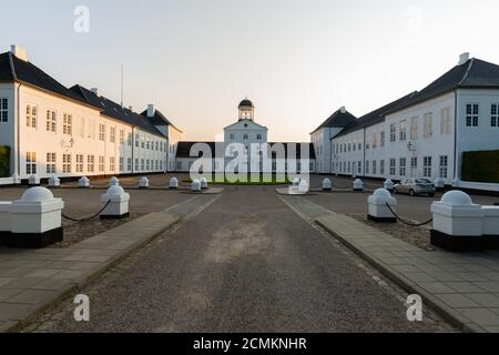 Gråsten Slot or Gravenstein Palace, Gråsten or Gravenstein, Flensburg Fjord, Denmark, Northern Europe, Stock Photo