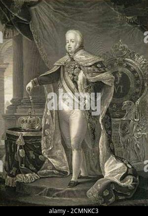 João VI de Portugal por Charles Pradier. Stock Photo