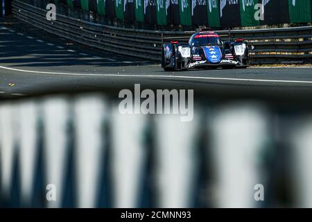 Le Mans, France. 17th Sep 2020. 21 Buret Timoth. Buret (fra), Montoya Juan-Pablo (col), Derani Pipo (bra), DragonSpeed USA, Oreca 07-Gibson, action during the free practice sessions of the 2020 24 Hours of Le Mans, 7th round of the 2019-20 FIA World Endurance Championship on the Circuit des 24 Heures du Mans, from September 16 to 20, 2020 in Le Mans, France - Photo Francois Flamand / DPPI Credit: LM/DPPI/Francois Flamand/Alamy Live News Stock Photo