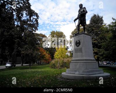 John Graves Simcoe Monument. Stock Photo