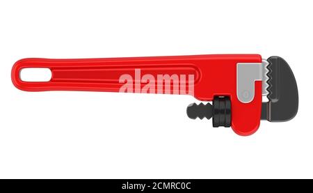 Pipe Wrench Isolated Stock Photo