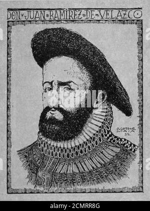 Juan Ramírez de Velasco (retrato). Stock Photo