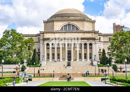 Low Memorial Library, Columbia University, New York City, New York, USA Stock Photo