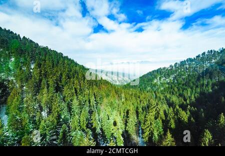 Pirin mountains in winter in Bulgaria Stock Photo