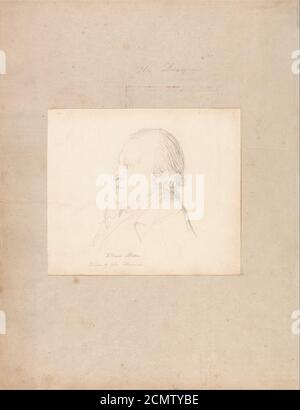 John Flaxman - Portrait of William Blake Stock Photo