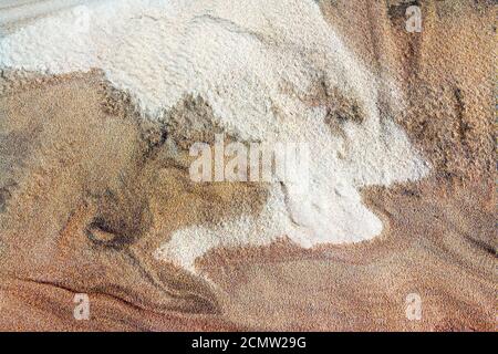 sand of different colors in the background Stock Photo