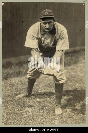 John Peter ‘Honus‘ Wagner, shortstop, Pittsburgh, National League Stock Photo