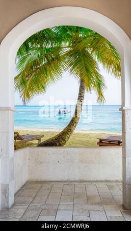 door open palm beach Stock Photo