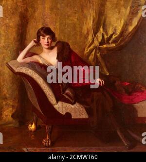 John Quincy Adams Countess Michael Karolyi 1918. Stock Photo