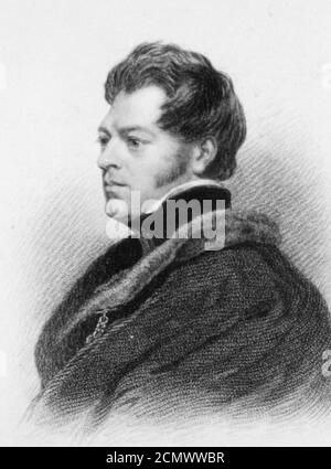 John Richardson b1787. Stock Photo