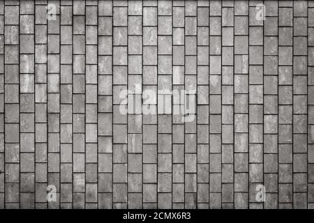 Facing gray tiles as a vintage background Stock Photo