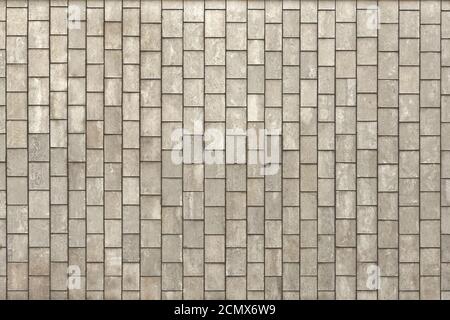 Facing gray tiles as a vintage background Stock Photo
