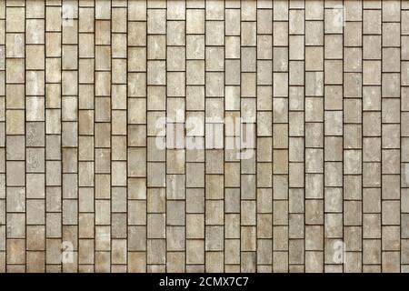 Facing gray tiles as a vintage background Stock Photo