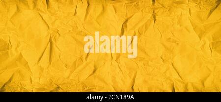 black crumpled paper texture. Banner background Stock Photo