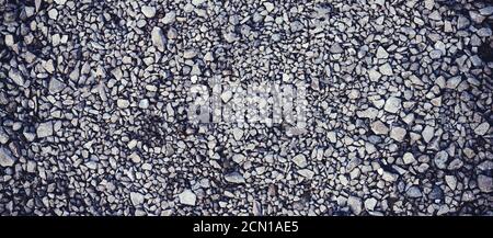 Many small stones. Top view. Background texture Stock Photo