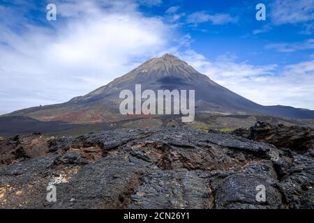 Pico do Fogo, Cha das Caldeiras, Cape Verde Stock Photo - Alamy