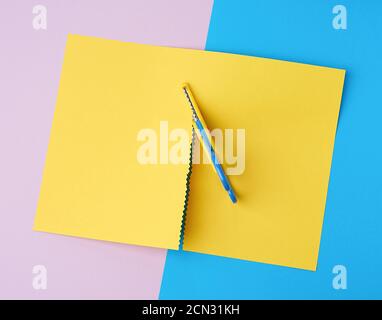 Premium Photo  Colorful zigzag scissors with color paper isolated on white