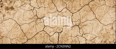 Dry mud background texture banner Stock Photo