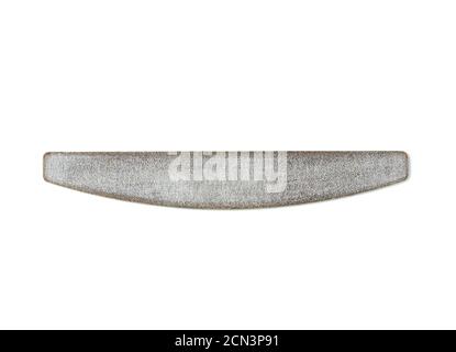 used nail file isolated on white background Stock Photo