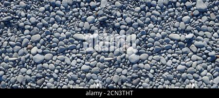 pebbles background. Banner texture Stock Photo