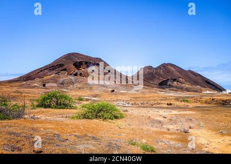 Volcano on Sao Vicente Island, Cape Verde Stock Photo