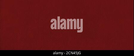 Dark red leather texture banner Stock Photo